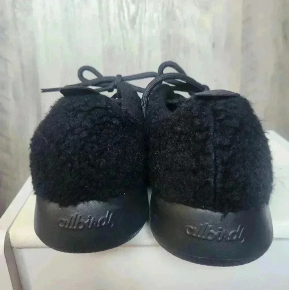 Allbirds Men Black Wool Runner Fluffs Merino Wool 11 - Picture 6 of 10